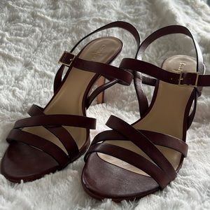 Cole Haan Shoes Cole Haan Strappy High Heel Sandals Wood Heels, Size 8